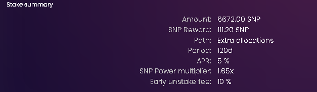 synapse flexible gamified staking extra allocation summary 
